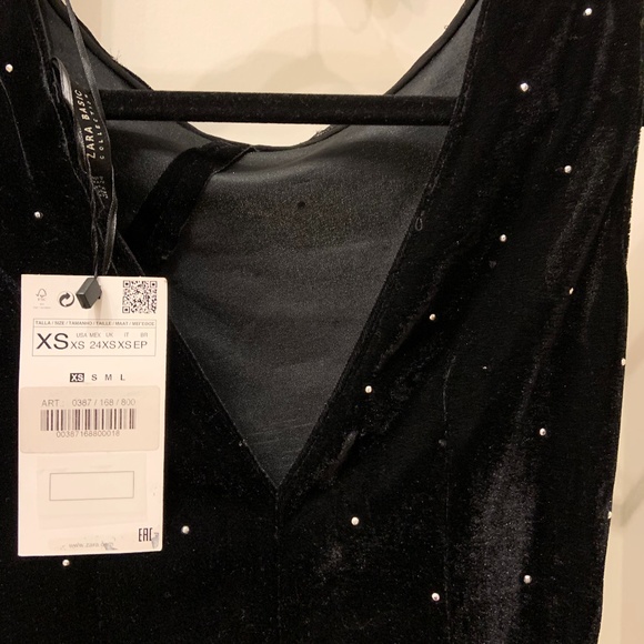 **2/$25**Zara velvet low back top - Picture 3 of 3